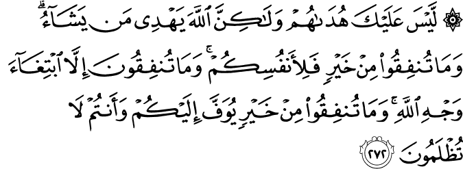 Surah 2 Ayah 272