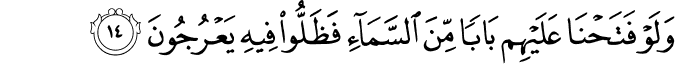 Surah 15 Ayah 14