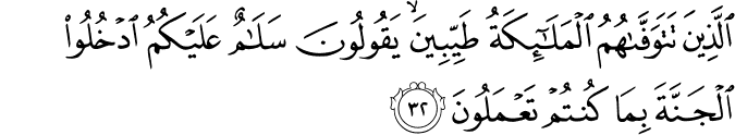 Surah 16 Ayah 32
