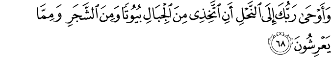 Surah 16 Ayah 68
