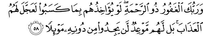 Surah 18 Ayah 58