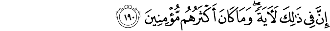 Surah 26 Ayah 190
