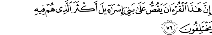 Surah 27 Ayah 76