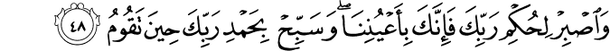 Surah 52 Ayah 48