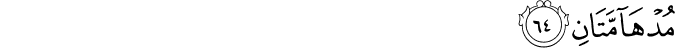 Surah 55 Ayah 64