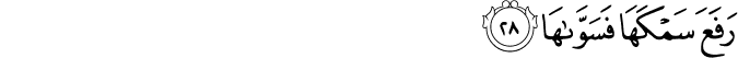 Surah 79 Ayah 28